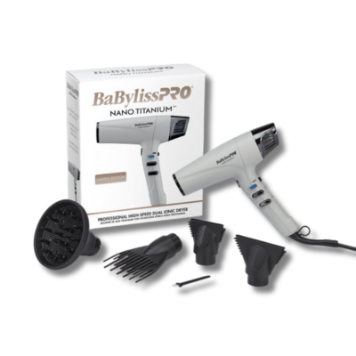 BaBylissPRO® Nano Titanium™ Secador gris (edición limitada)