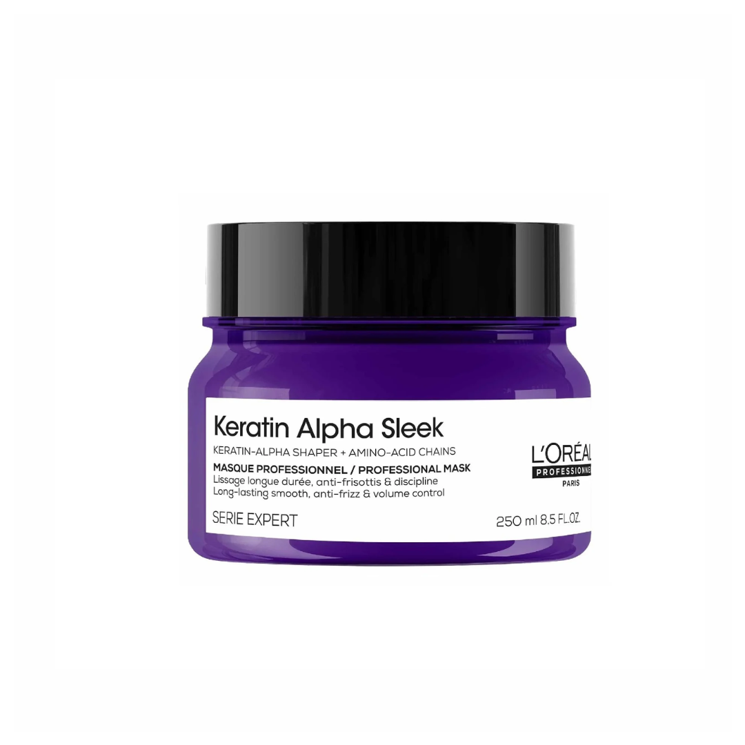 Keratin Alpha Sleek Máscara Anti-Frizz 250ml