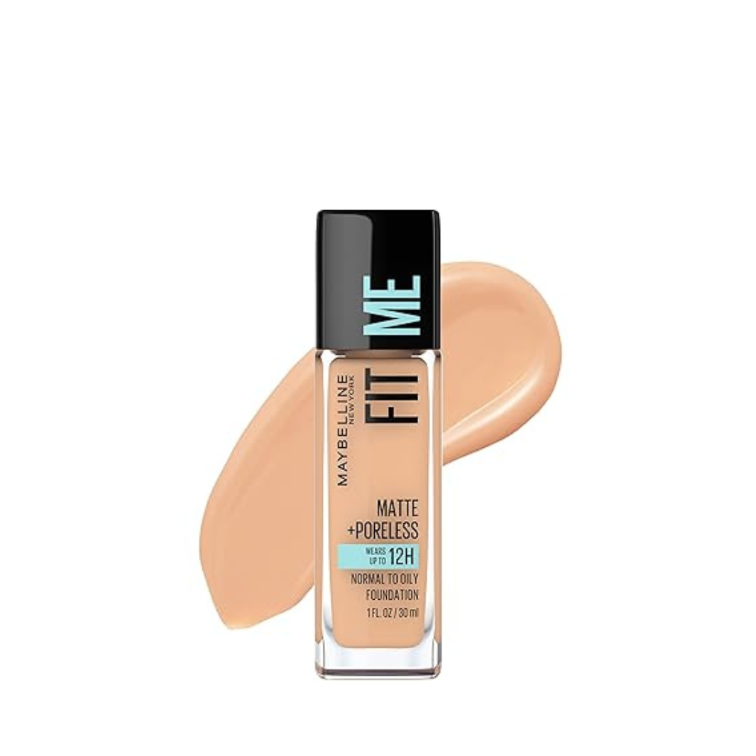 MAYBELLINE FIT ME BASE DE MAQUILLAJE LÍQUIDA MATTE + PORELESS