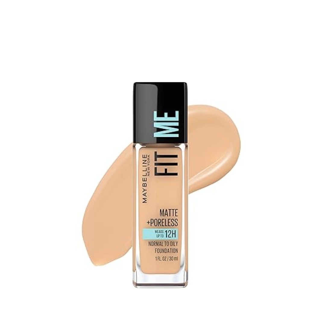 MAYBELLINE FIT ME BASE DE MAQUILLAJE LÍQUIDA MATTE + PORELESS