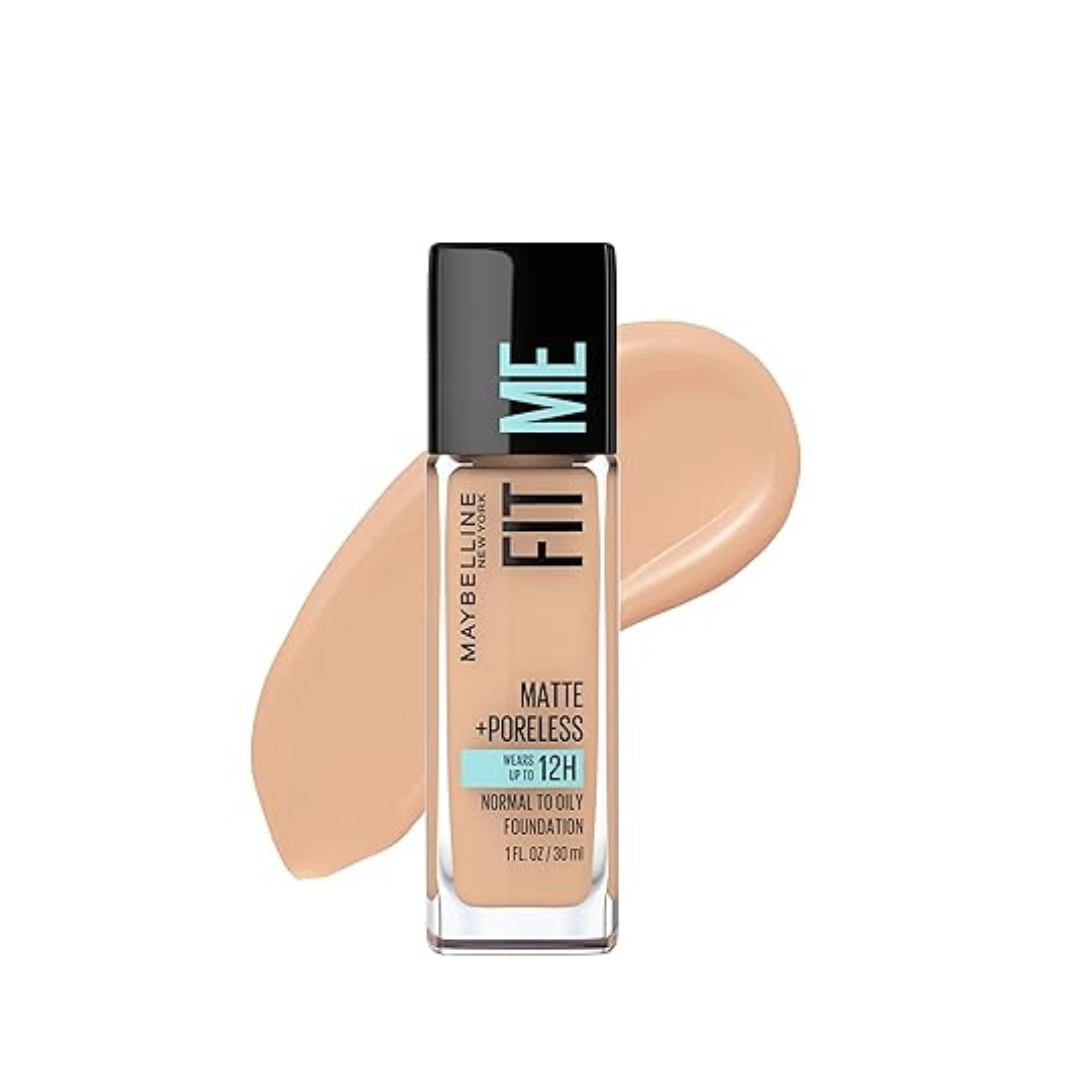 MAYBELLINE FIT ME BASE DE MAQUILLAJE LÍQUIDA MATTE + PORELESS