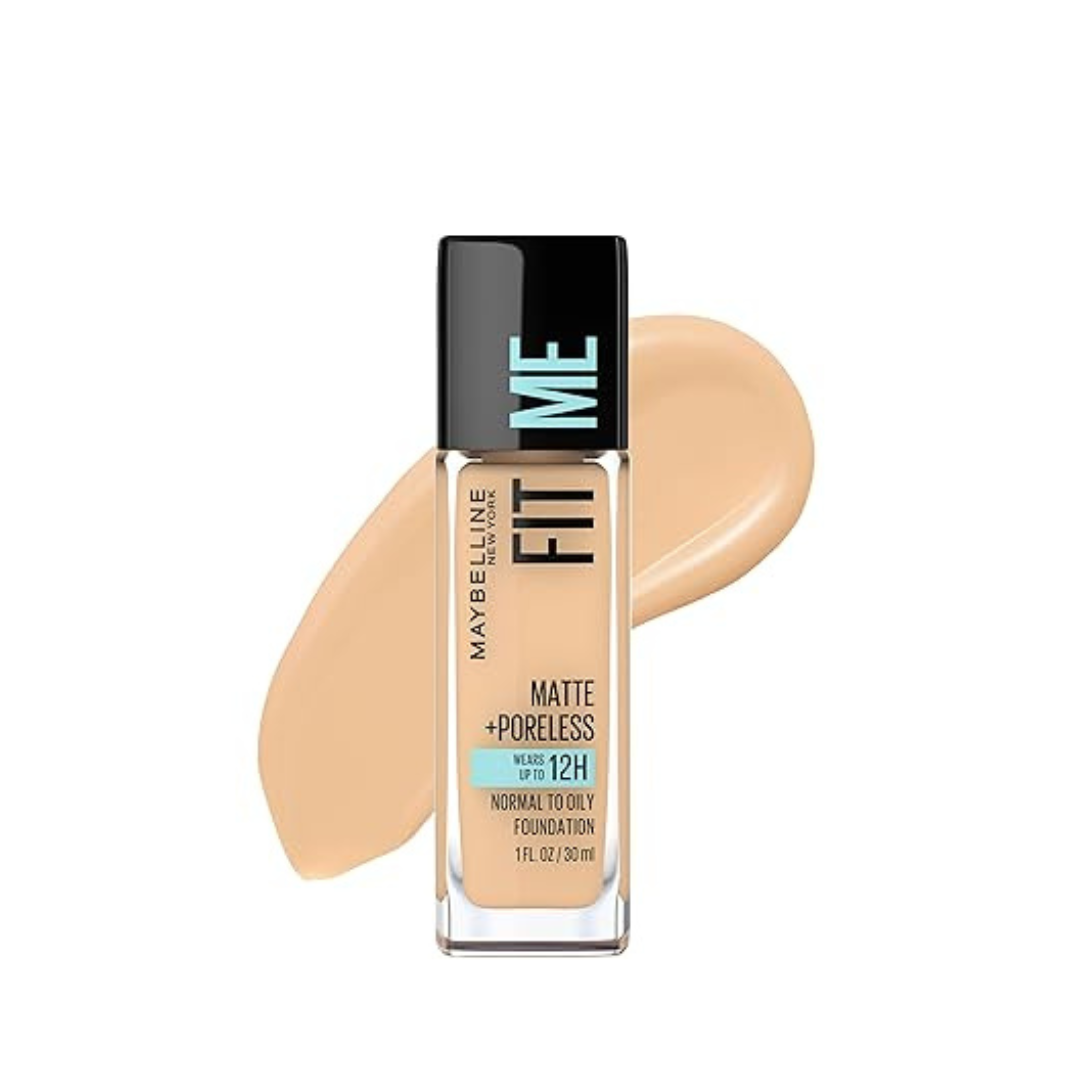 MAYBELLINE FIT ME BASE DE MAQUILLAJE LÍQUIDA MATTE + PORELESS
