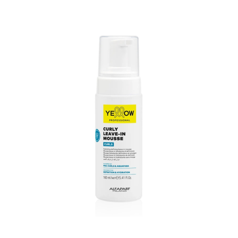 Yellow Curly Leave-In Mousse 160ml