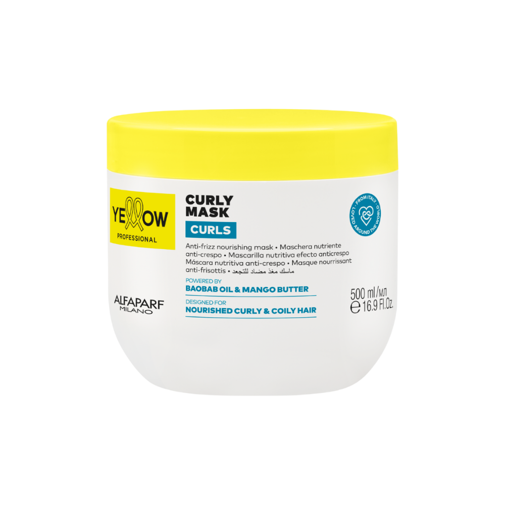 Yellow Curls Mask