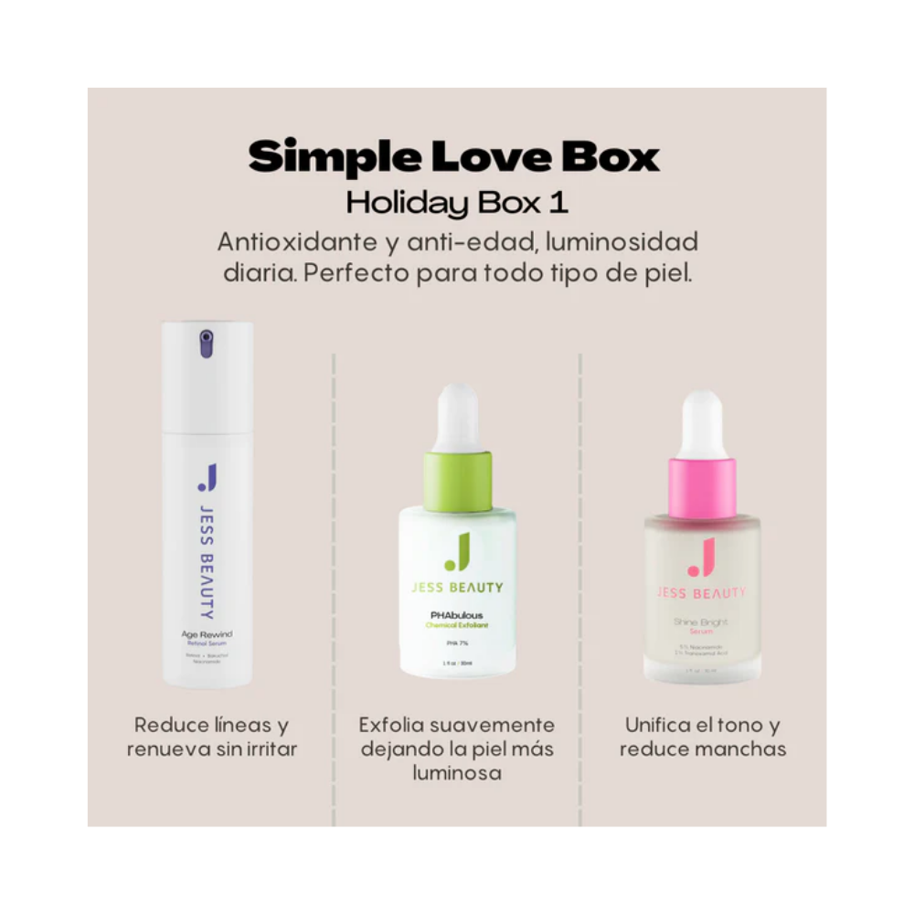 Jess Beauty The Simple Love Box