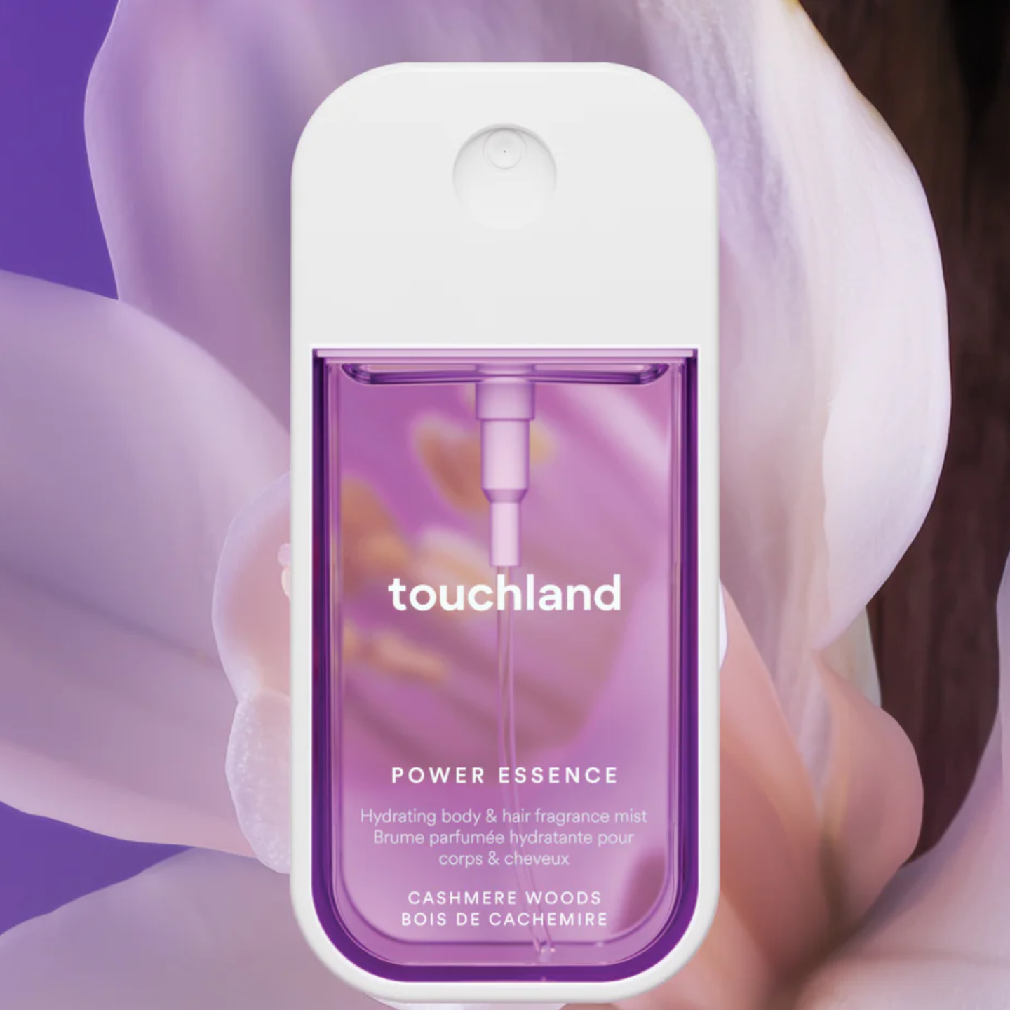 TOUCHLAND Hydrating Body y Hair Fragance mist - Cashmere Woods