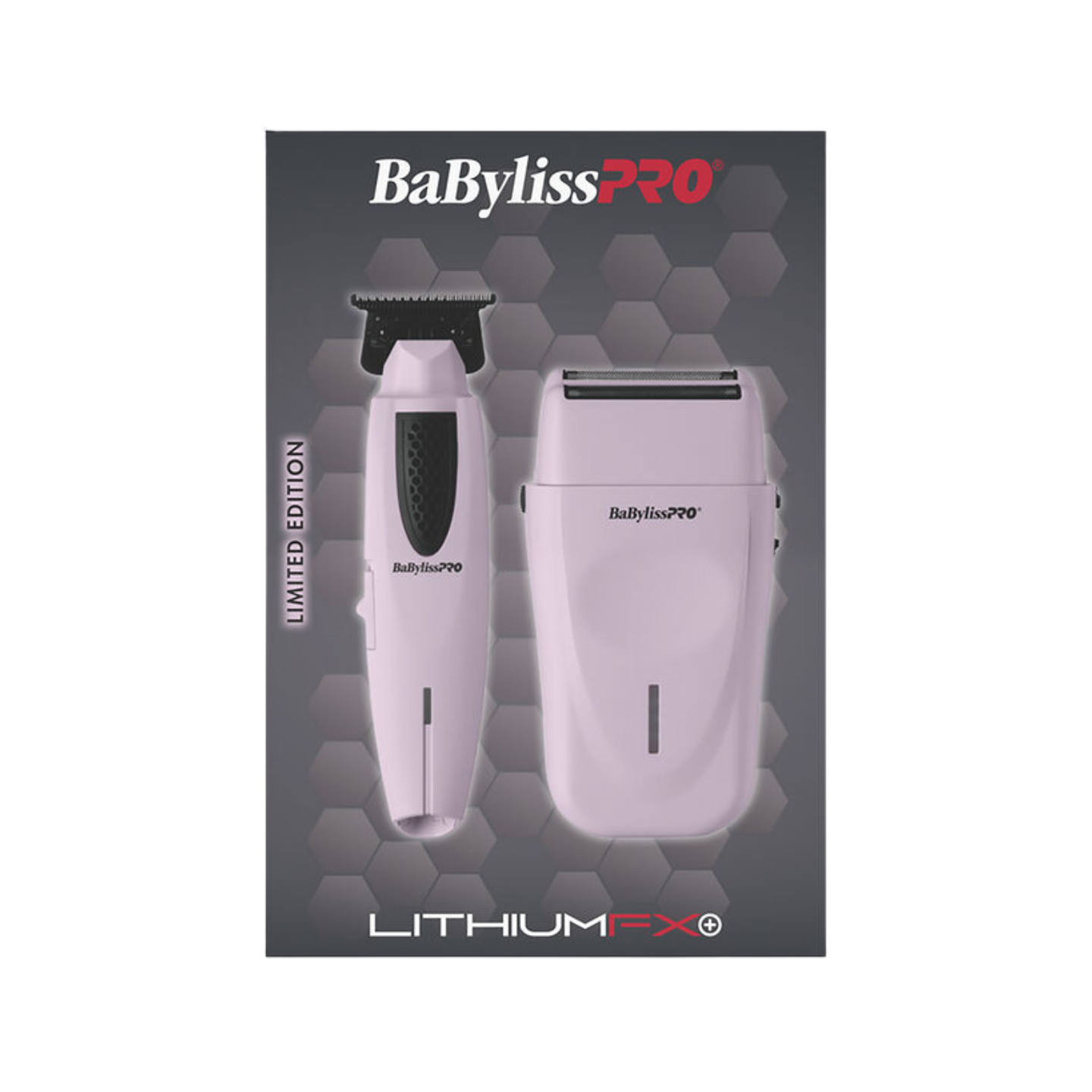 BaBylissPRO Limited Edition LithiumFX+ Trimmer & Double-Foil Shaver (Pink)