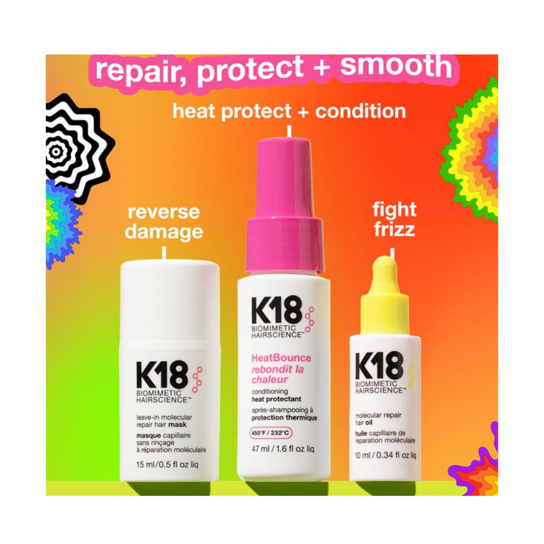 K 18 Repair, Protect + Smooth Kit