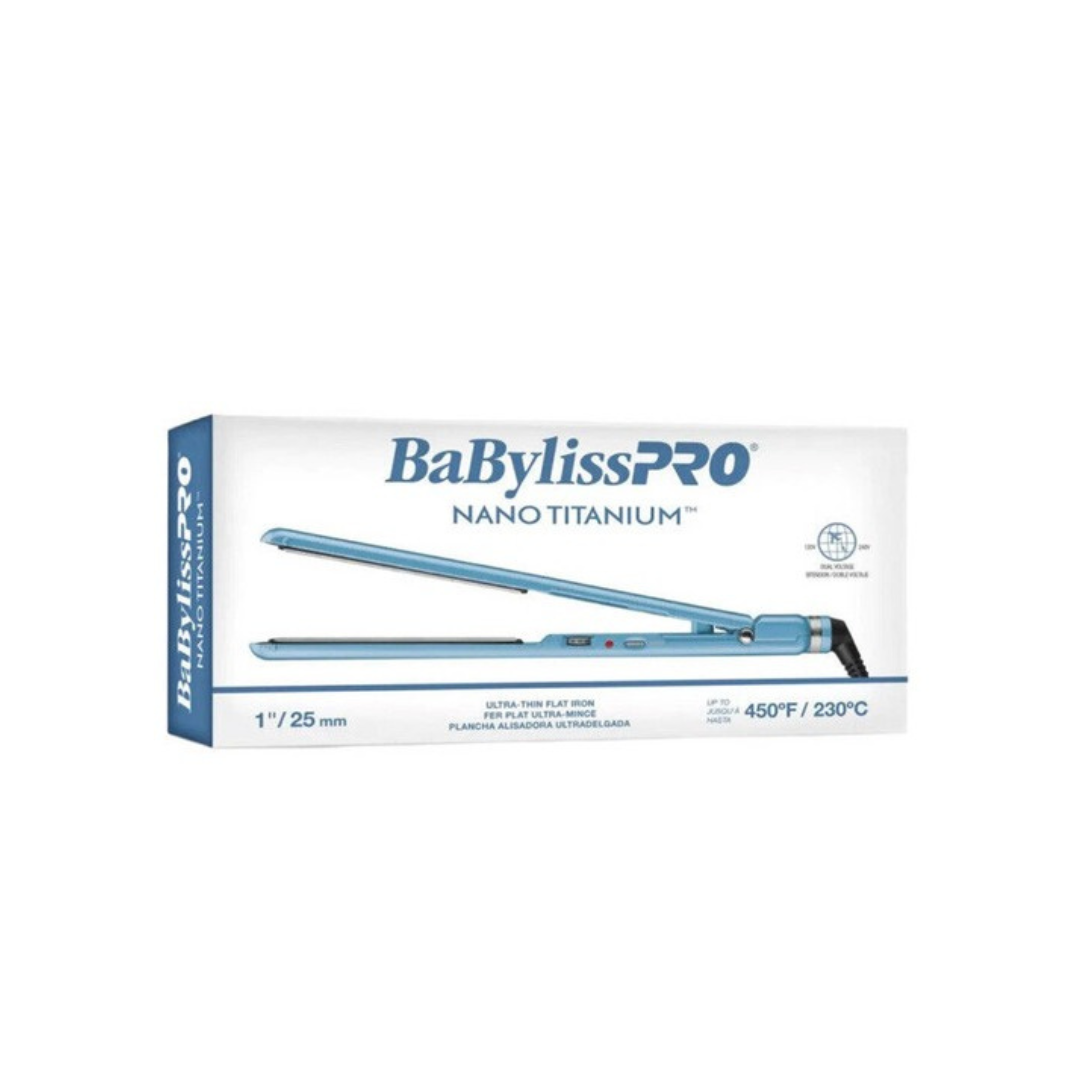 BaBylissPRO Plancha ultrafina Nano Titanium™ de 1"