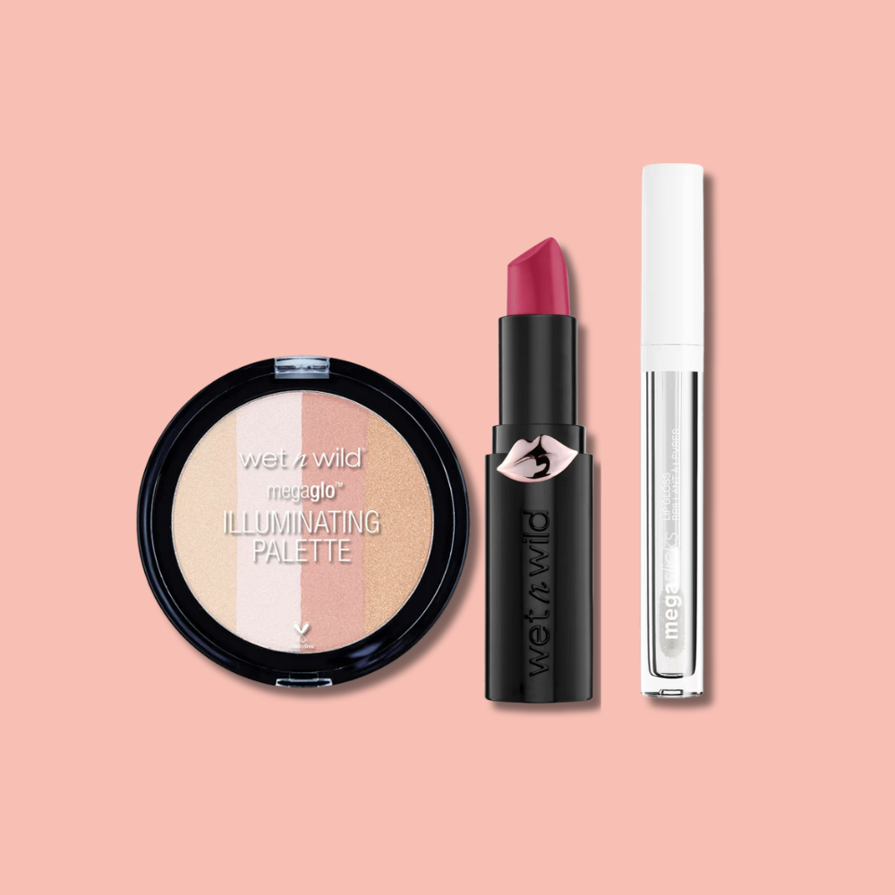 WET N WILD SET GLOSSY GLAM