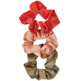 KITSCH SATIN SCRUNCHIES 3PC SET