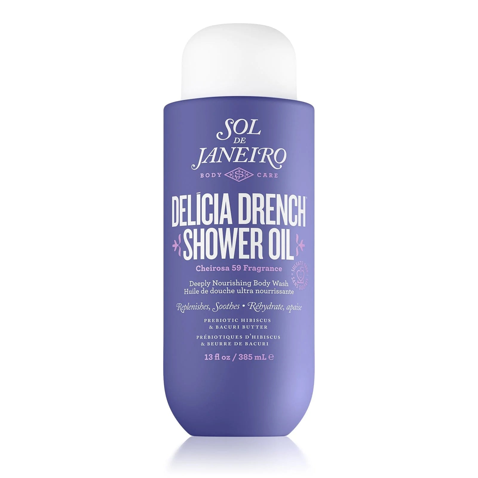 Delicia drench shower oil 385-ml